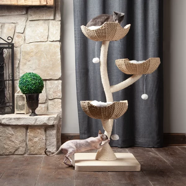 Premium Cat Tree - The Sanctuary Cat Tree